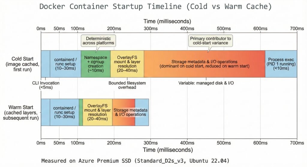 docker container startup timeline