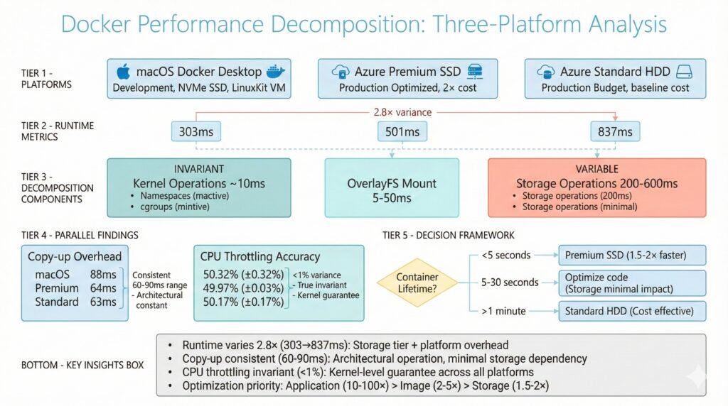 Docker performance decomposition